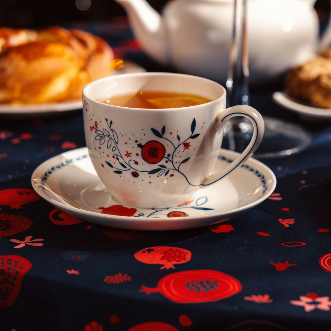 Cup and Saucer "Pomegranates"